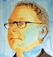 Selbstportrait, 2011, 50x50cm, Mischtechnik