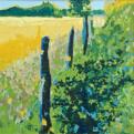 Ehrenberger Sommer, 2008, 100x100cm, l auf MDF