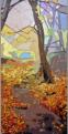 Herbstbach, 2010, 75x150cm, l auf MDF