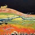 Der goldene Kudu, 2006, 100x100cm, l auf MDF