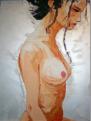 Akt 06, 2008, 55x75cm, l auf MDF