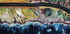 Kstenstrae,2006, 150x70cm, l auf MDF
