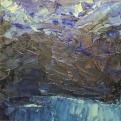 Sturm (Wolken), 2003, 40x40cm, l auf MDF