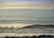 Jammerbucht, 1990, 42x29cm, Aquarell 