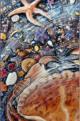 Taschenkrebs, 1994, 76x122cm, Mischtechnik auf Packpapier