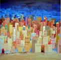 In der Nacht habe ich von Saana getrumt, 2008, 100x100xm, l auf MDF